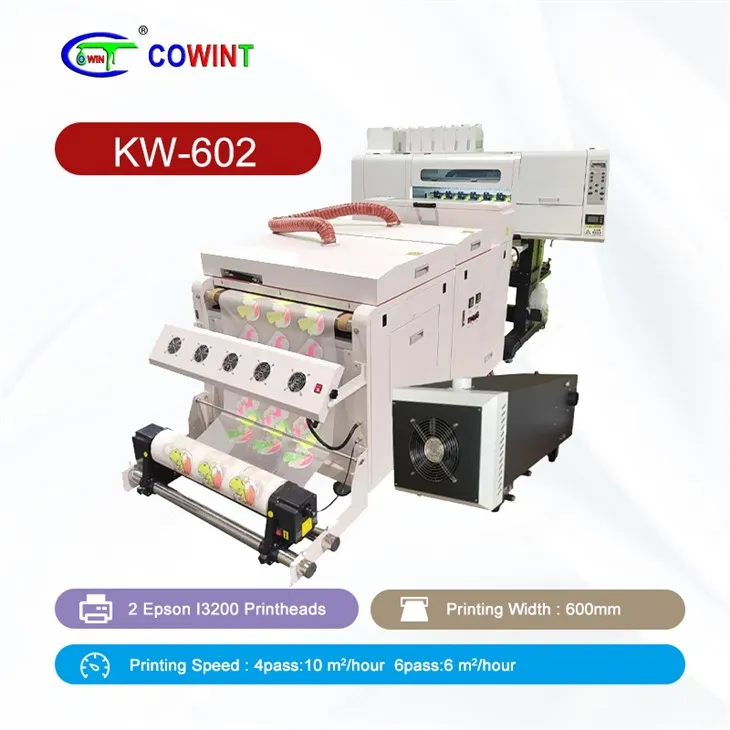 KW -602 2 Epson Printheads DTF nyomtató