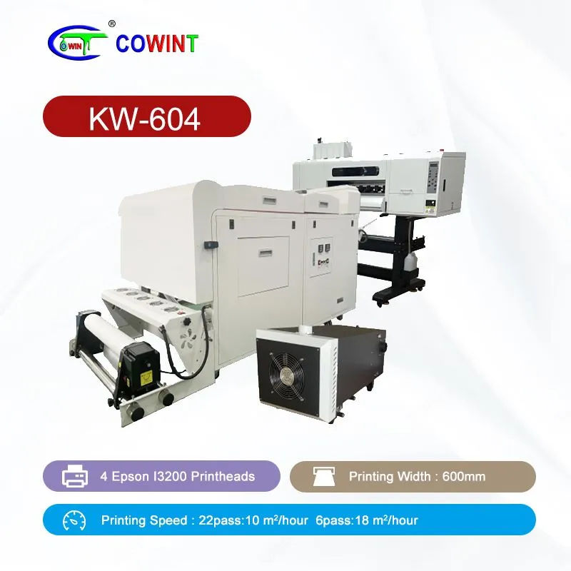 KW 604 4 Epson Printheads DTF nyomtató