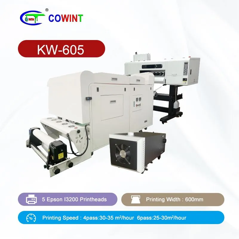 KW -605 5 Epson Printheads DTF nyomtató